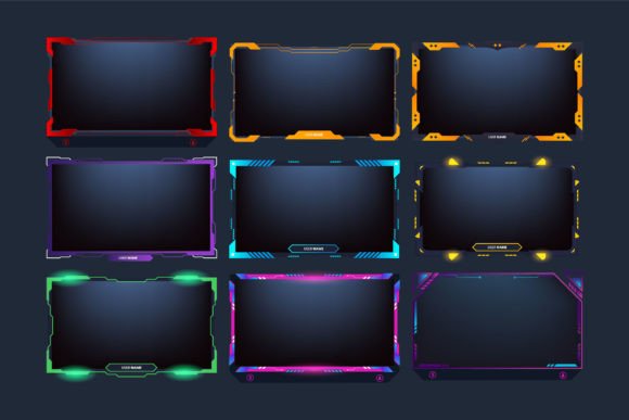 Download Live Game Screen Panel Template Set - Game Collection