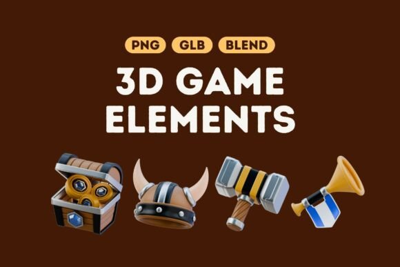 Download Epic 3D Game Elements Bundle Set 5 - Game Collection