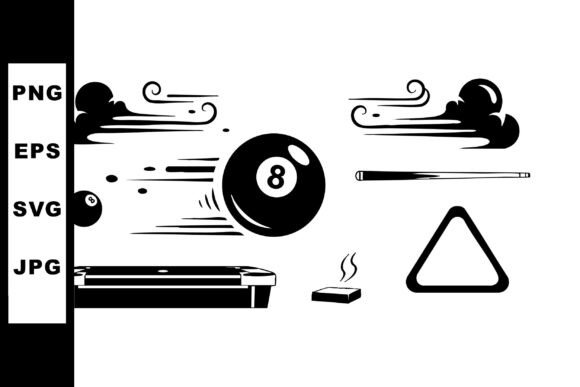Download Billiard Game Elements with Eight Ball C - Game Collection