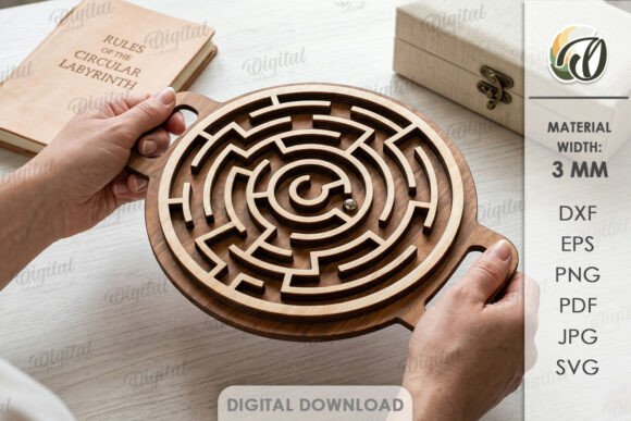Download 3D Maze Game Laser Cut - Game Collection