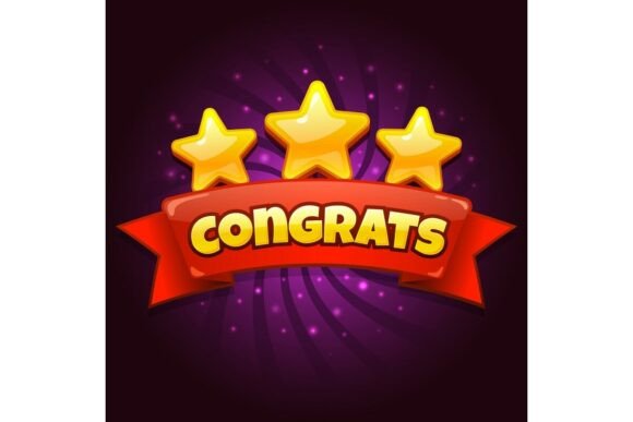 Download Congratulations Game Screen. Golden - Game Collection
