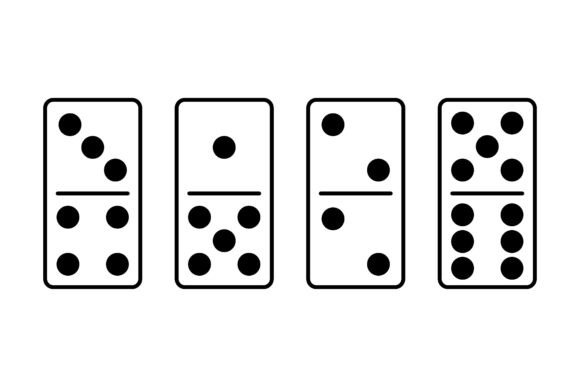 Download Set of Domino Tiles Game Elements - Game Collection