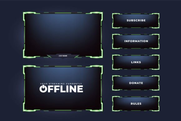 Download Online Game Screen Border Design Vector - Game Collection