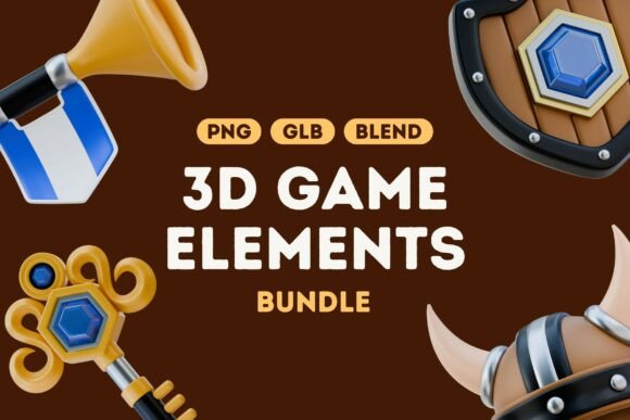 Download Epic 3D Game Elements Bundle - Game Collection