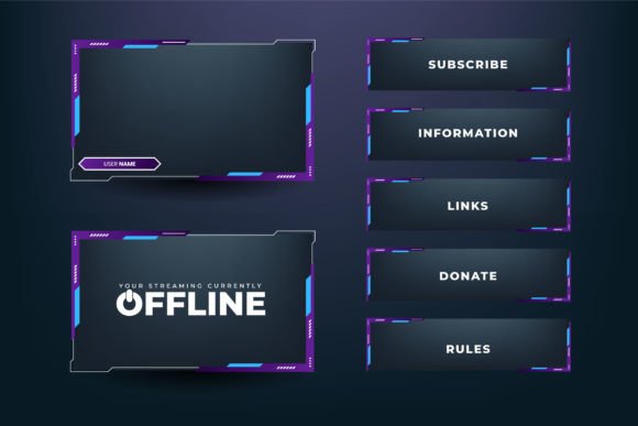 Download Modern Game Frame Element Template - Game Collection