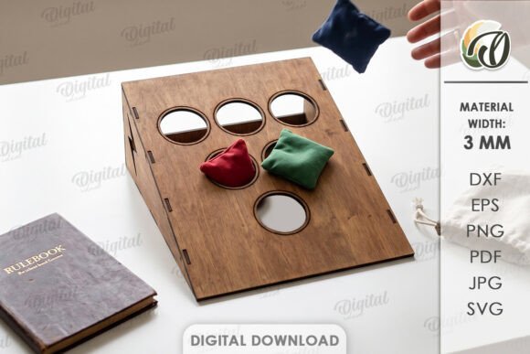 Download 3D Cornhole Board Game Laser Cut - Game Collection